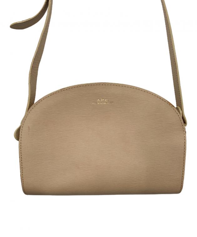中古・古着通販】A.P.C. (アーペーセー) ハーフムーンショルダーバッグ