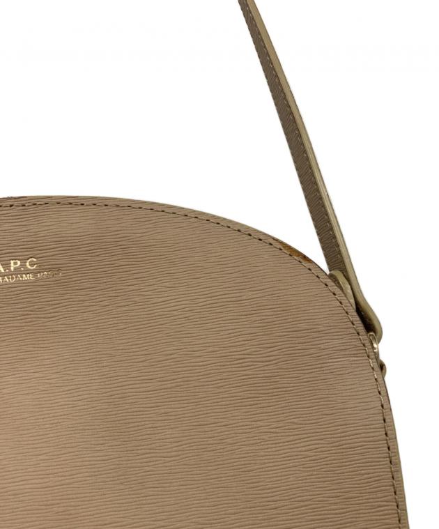 中古・古着通販】A.P.C. (アーペーセー) ハーフムーンショルダーバッグ