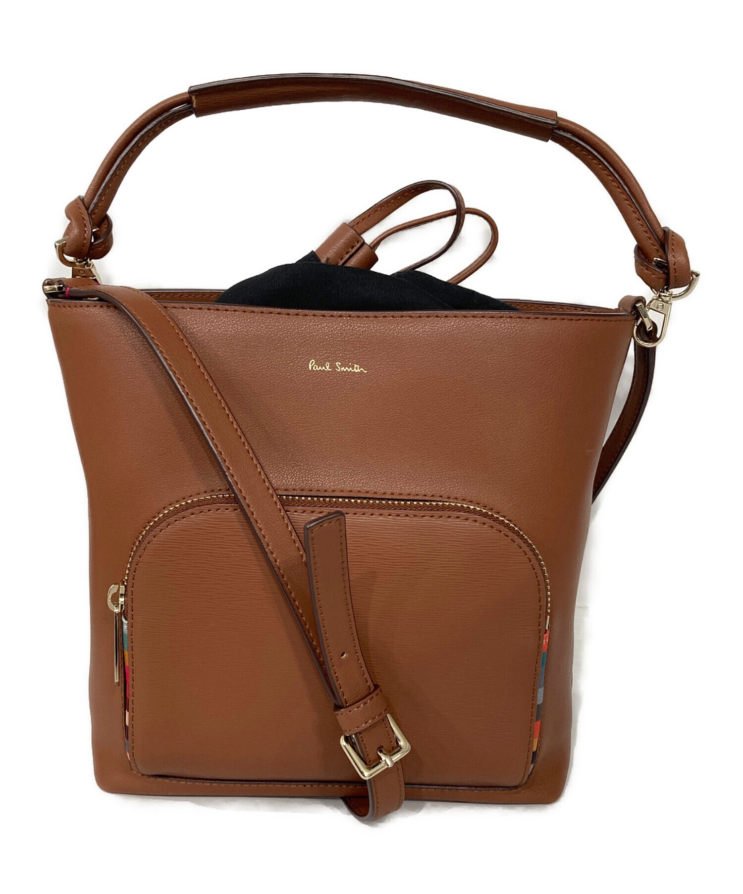 Paul Smith / ポールスミス ショルダーバッグ レザー ブラウン 