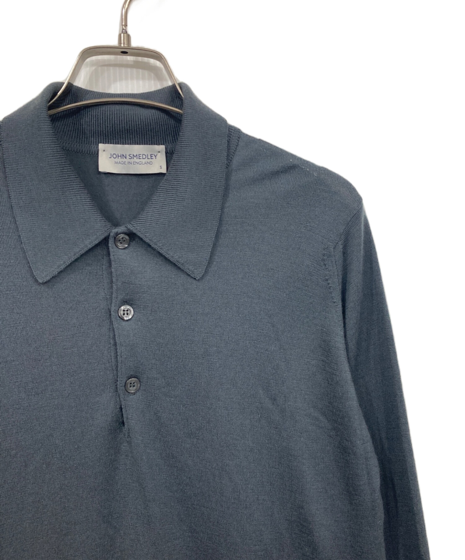 JOHN SMEDLEY ジョンスメドレー ニット・セーター S グレー 【古着】【中古】【送料無料】 JOHN SMEDLEY ジョンスメドレー ニット・セーター S グレー 【古着