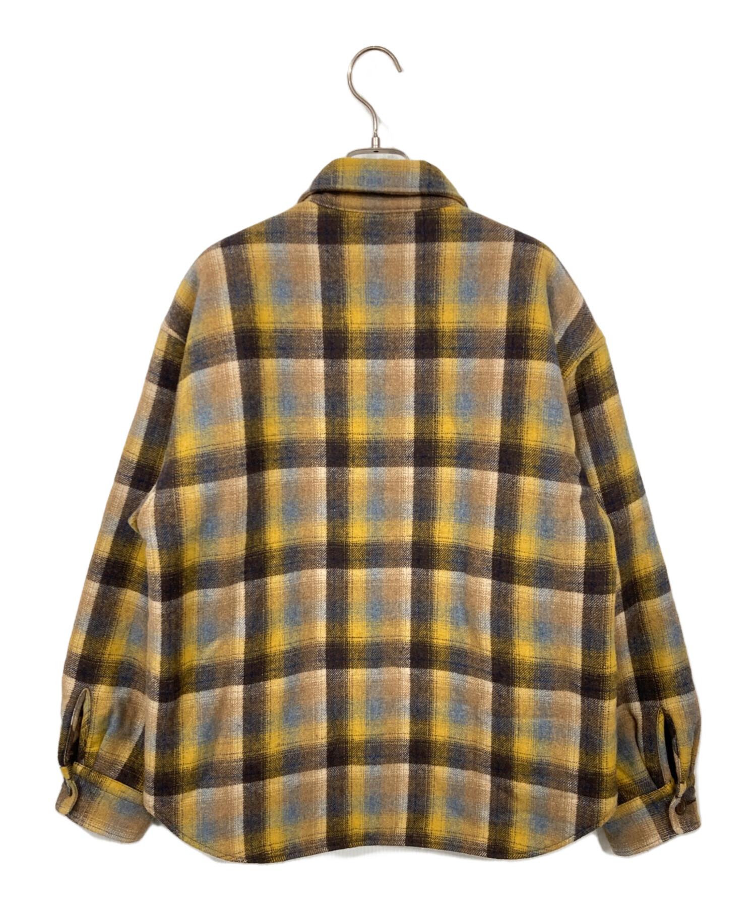 ぐ*ぶ様 PENDLETONビンテージ オンブレチェック ジャケット ボア付き 中古・古着通販】PENDLETON (ペンドルトン) 裏ボアチェックシャツ