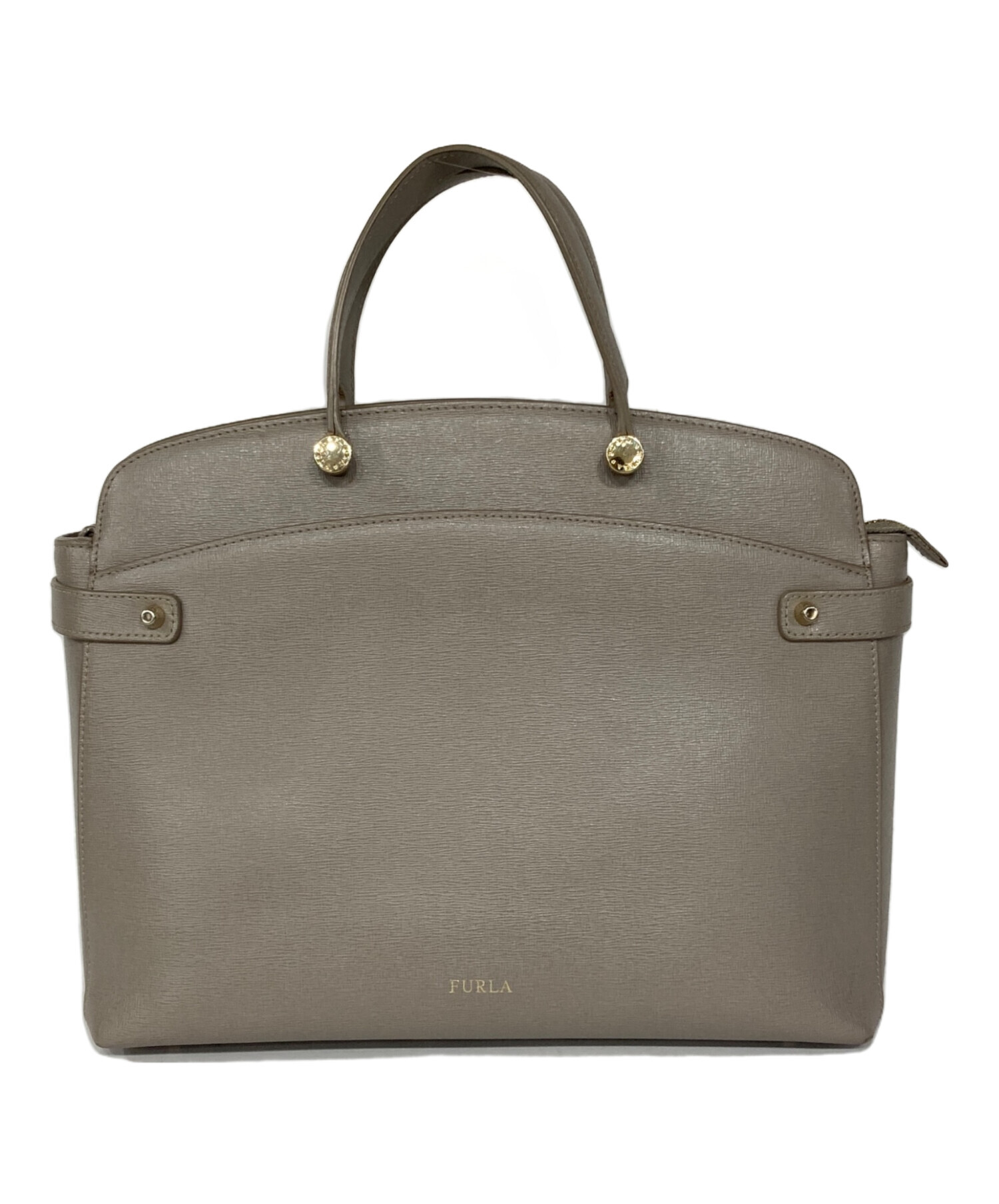 中古・古着通販】FURLA (フルラ) ハンドバッグ グレー｜ブランド・古着