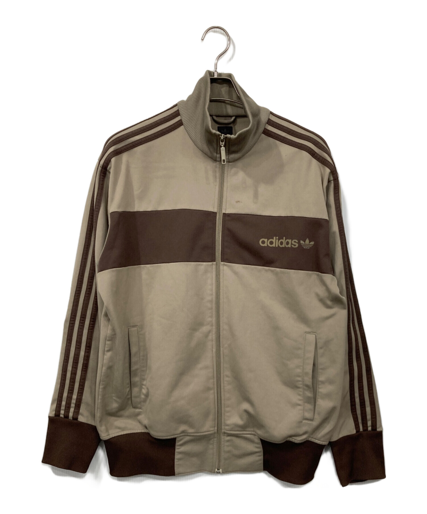 中古・古着通販】adidas (アディダス) トラックジャケット ベージュ