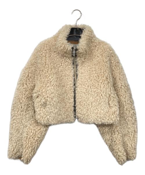 中古・古着通販】SLY (スライ) LIGHT CROP BOA ブルゾン ベージュ