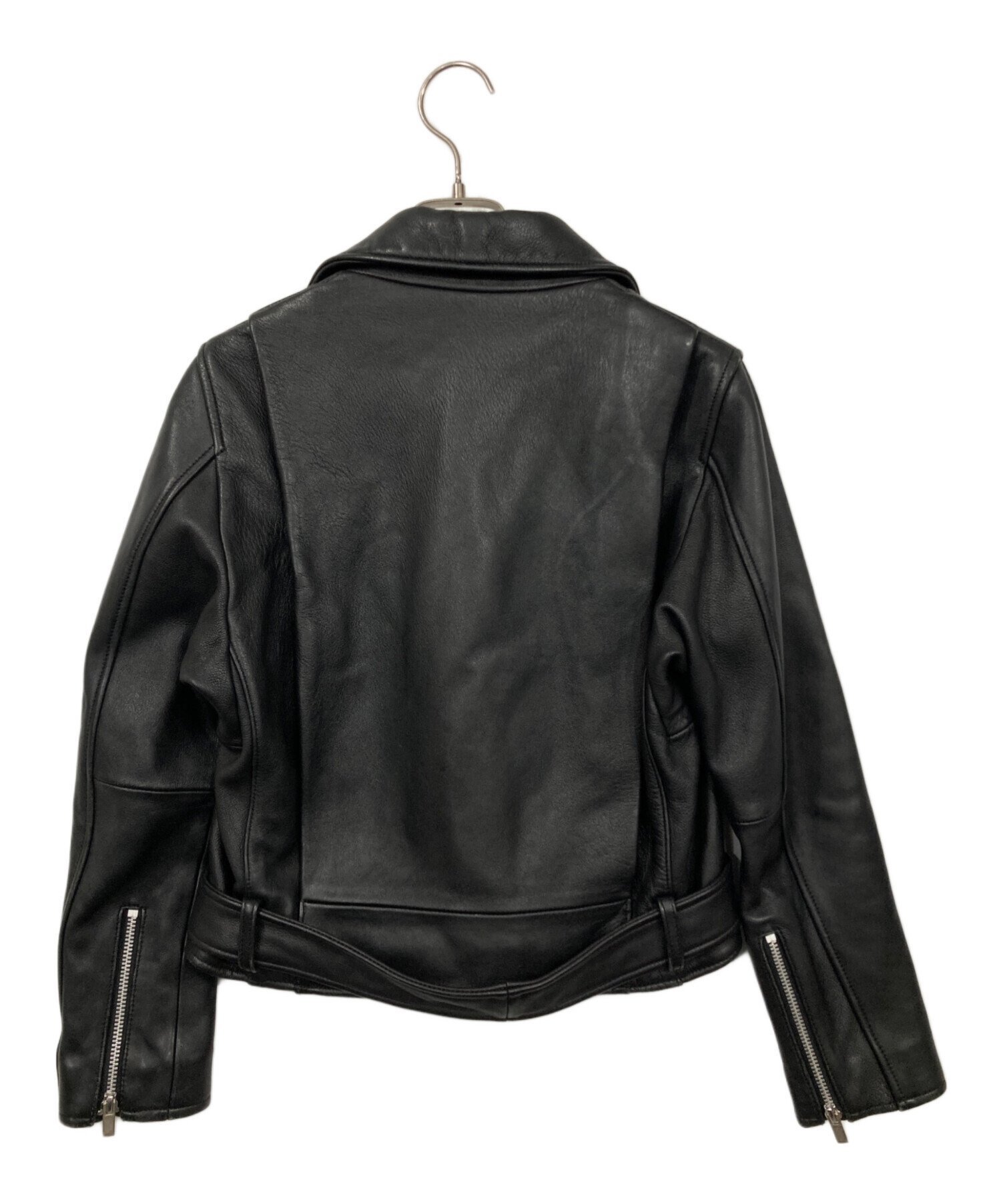 中古・古着通販】AMERI (アメリ) ダブルライダースジャケット ブラック