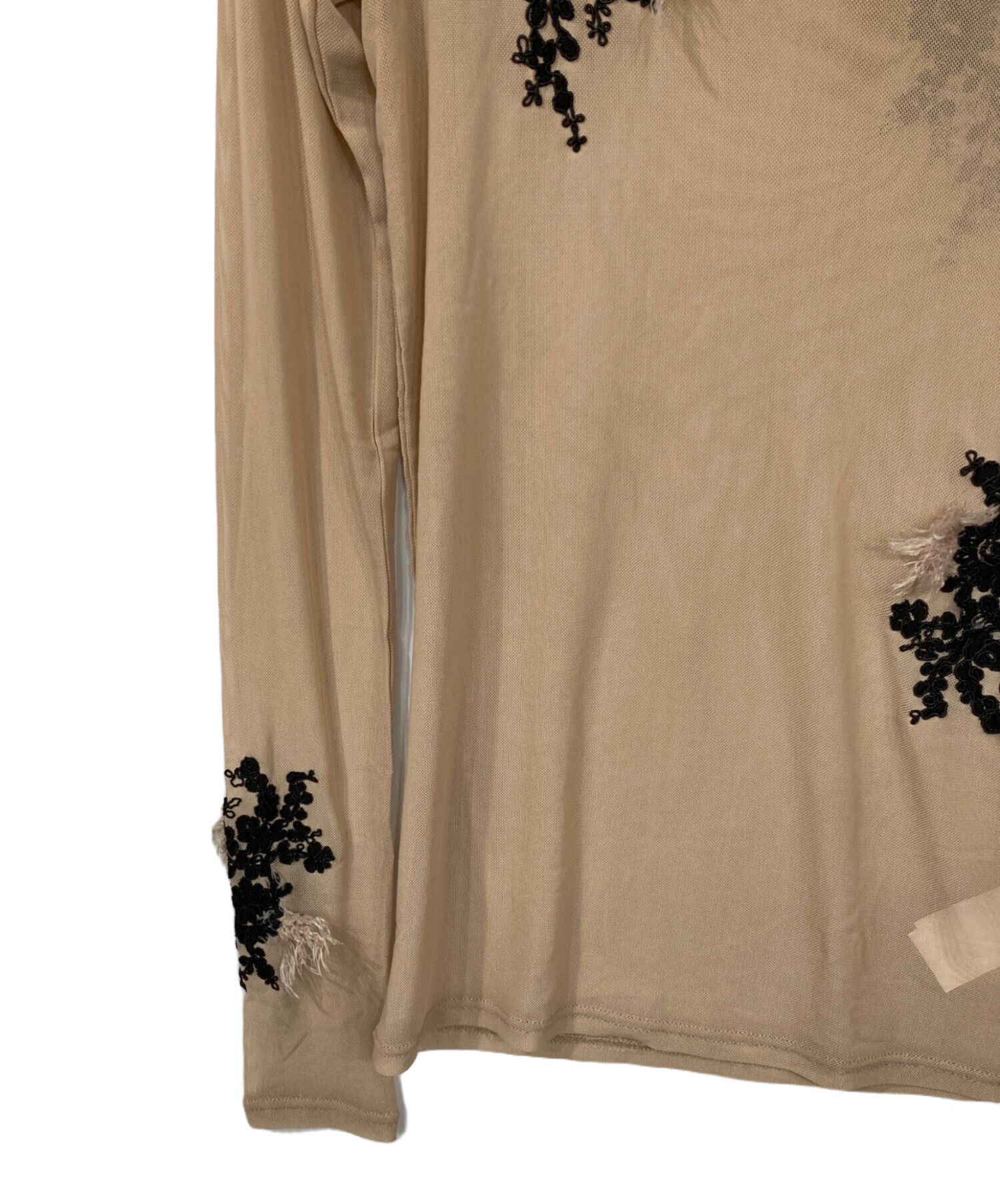 中古・古着通販】AMERI (アメリ) UND FUR EMBROIDERY SKIN TOP