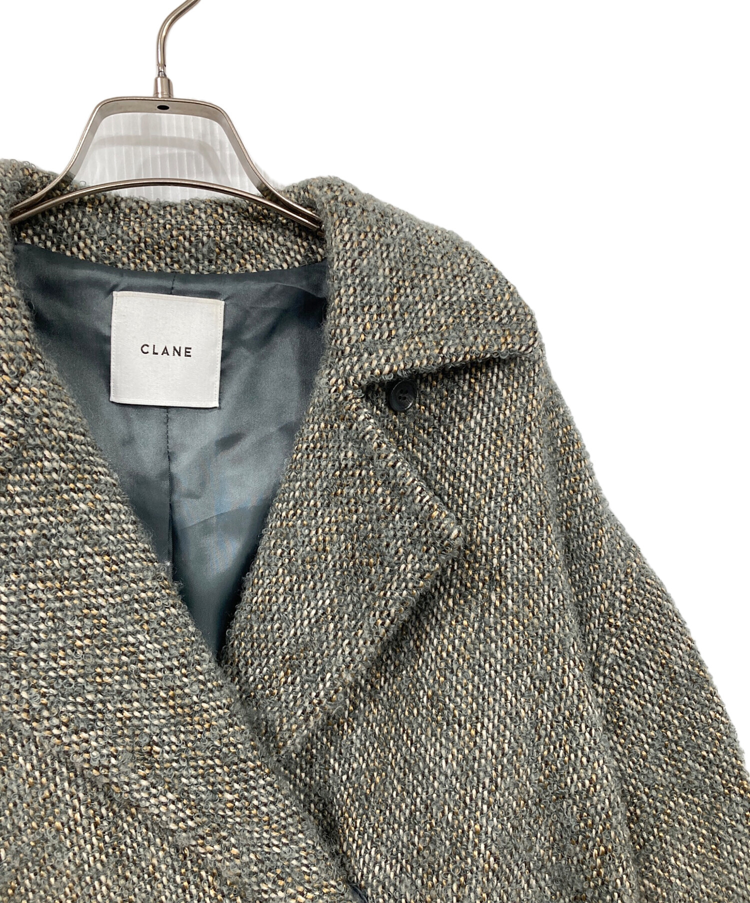 中古・古着通販】CLANE (クラネ) ミックスループツイードボックス