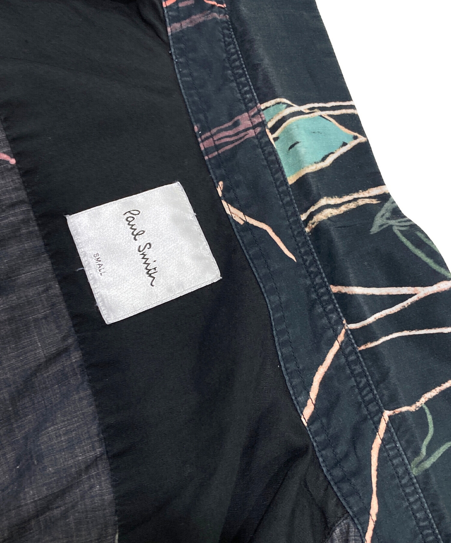 中古・古着通販】Paul Smith (ポールスミス) 総柄シャツ ブラック