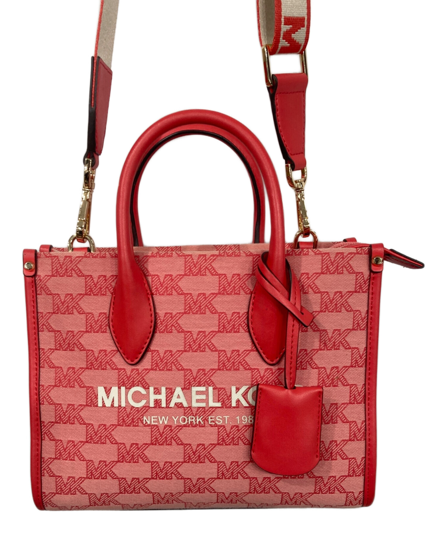 MICHAEL KORS (マイケル・コース) ショルダーバッグ レッド ☆R096 