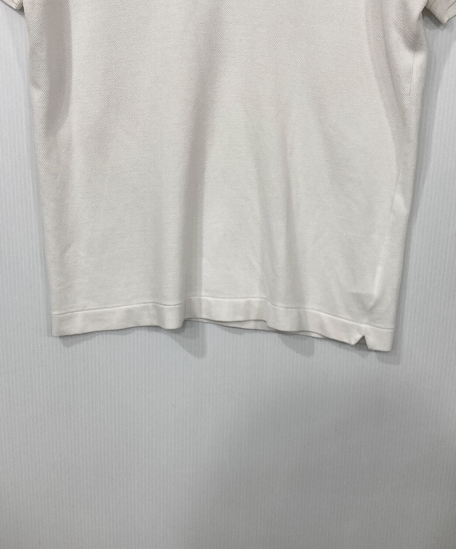 中古・古着通販】LACOSTE (ラコステ) ポロシャツ ホワイト サイズ:3