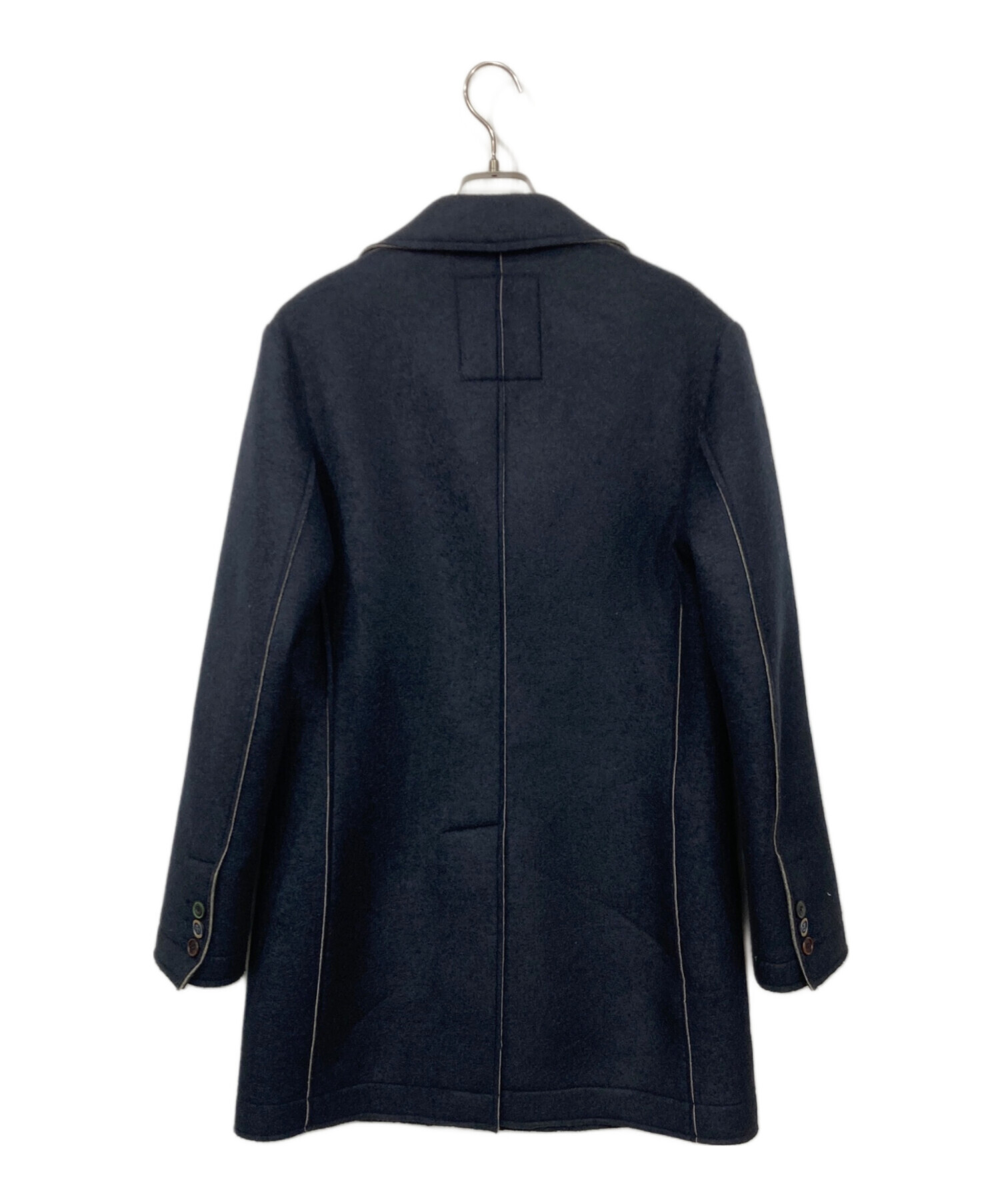 中古・古着通販】Bob (ボブ) ボンディングチェスターコート ネイビー