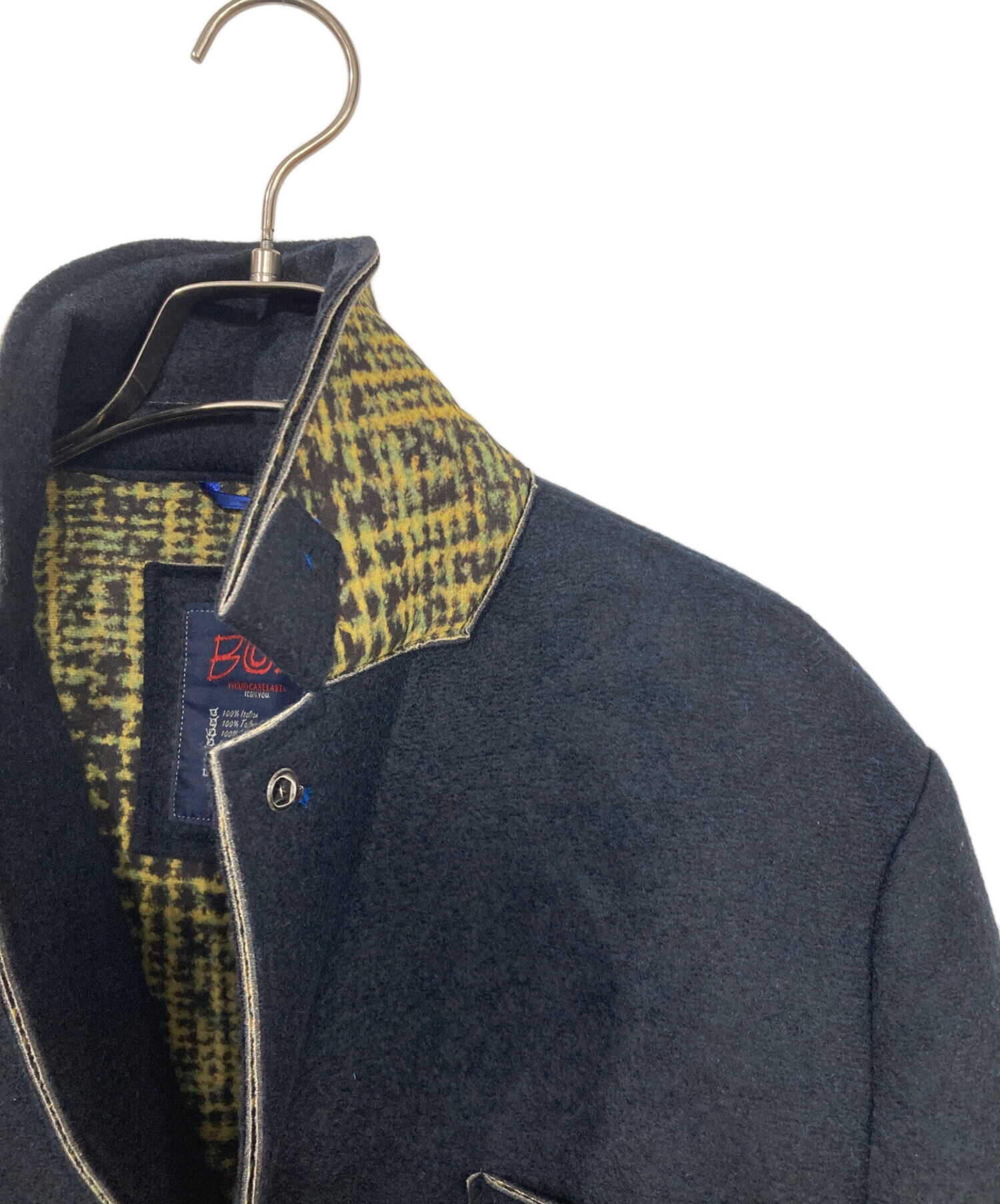 中古・古着通販】Bob (ボブ) ボンディングチェスターコート ネイビー