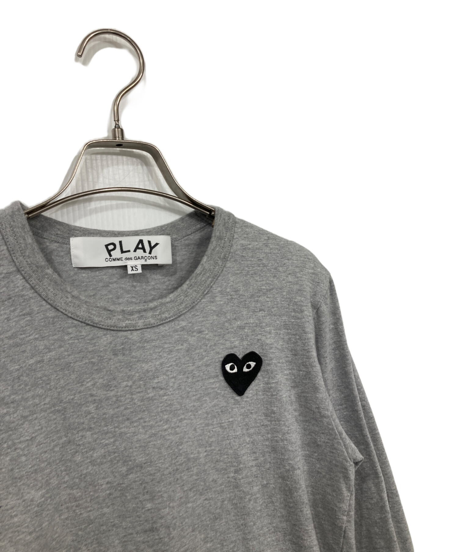 Play comme des garcons 黒ハート ベージュカーディガン M | RAGNA.BY