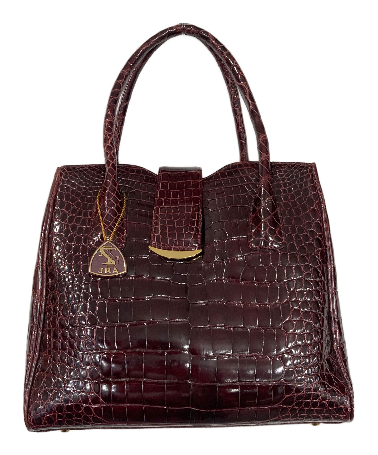 中古・古着通販】表記無し (ヒョウキナシ) クロコトートバッグ