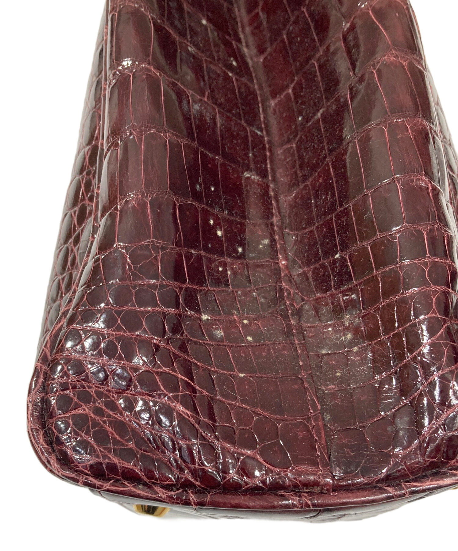 中古・古着通販】表記無し (ヒョウキナシ) クロコトートバッグ