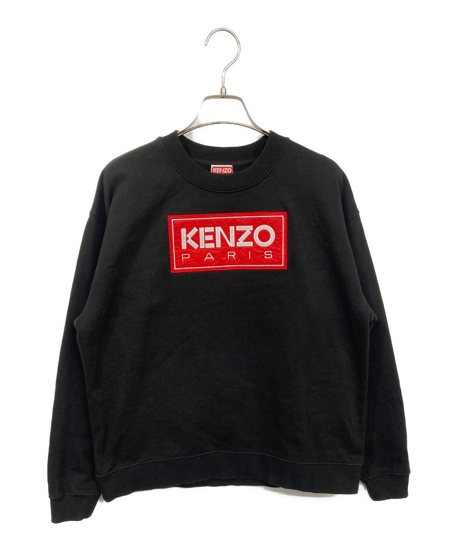 中古・古着通販】KENZO (ケンゾー) ロゴスウェットシャツ ブラック