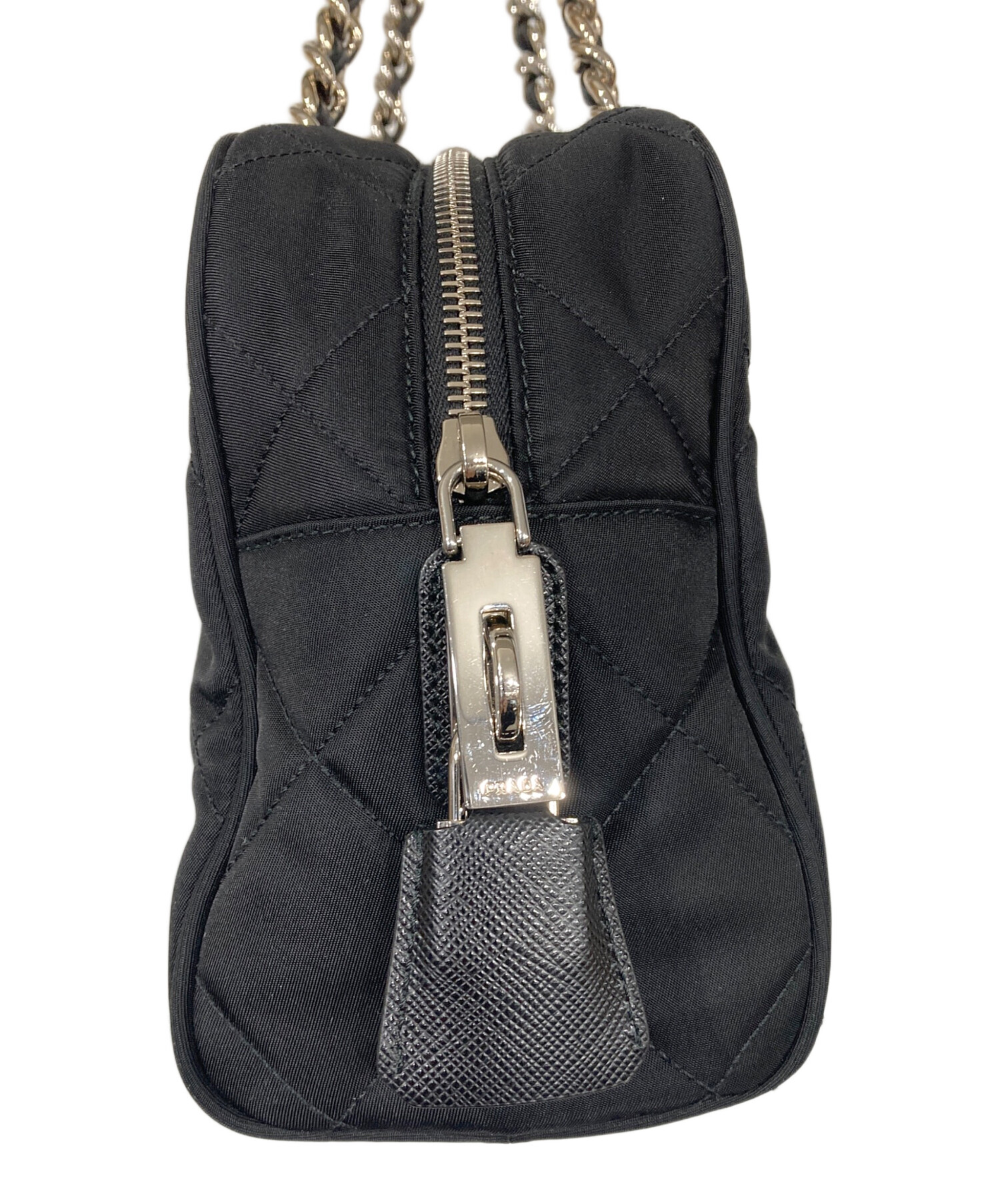 中古・古着通販】PRADA (プラダ) トライアングルロゴキルティング