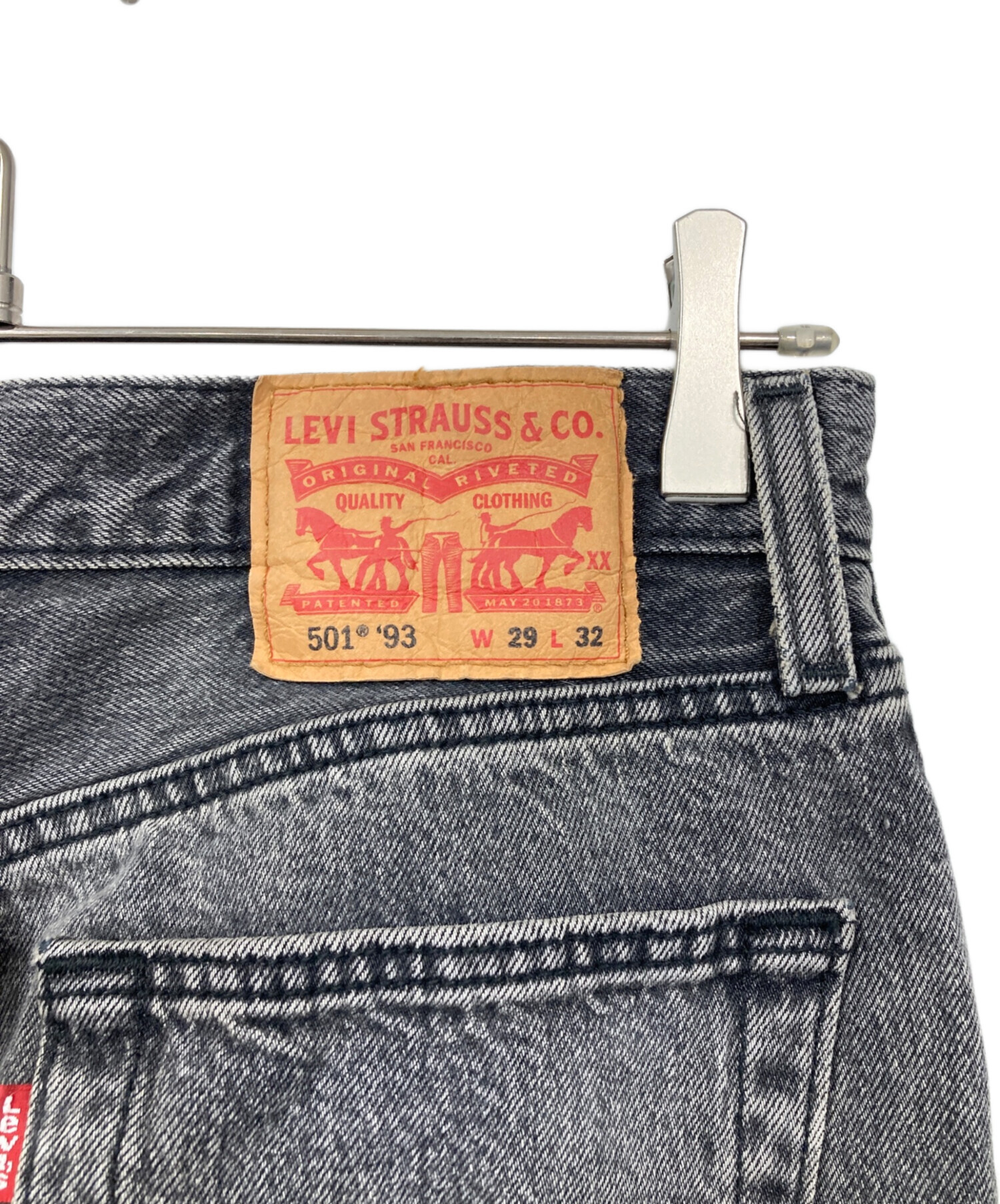 中古・古着通販】LEVI'S (リーバイス) 501 '93デニムパンツ グレー
