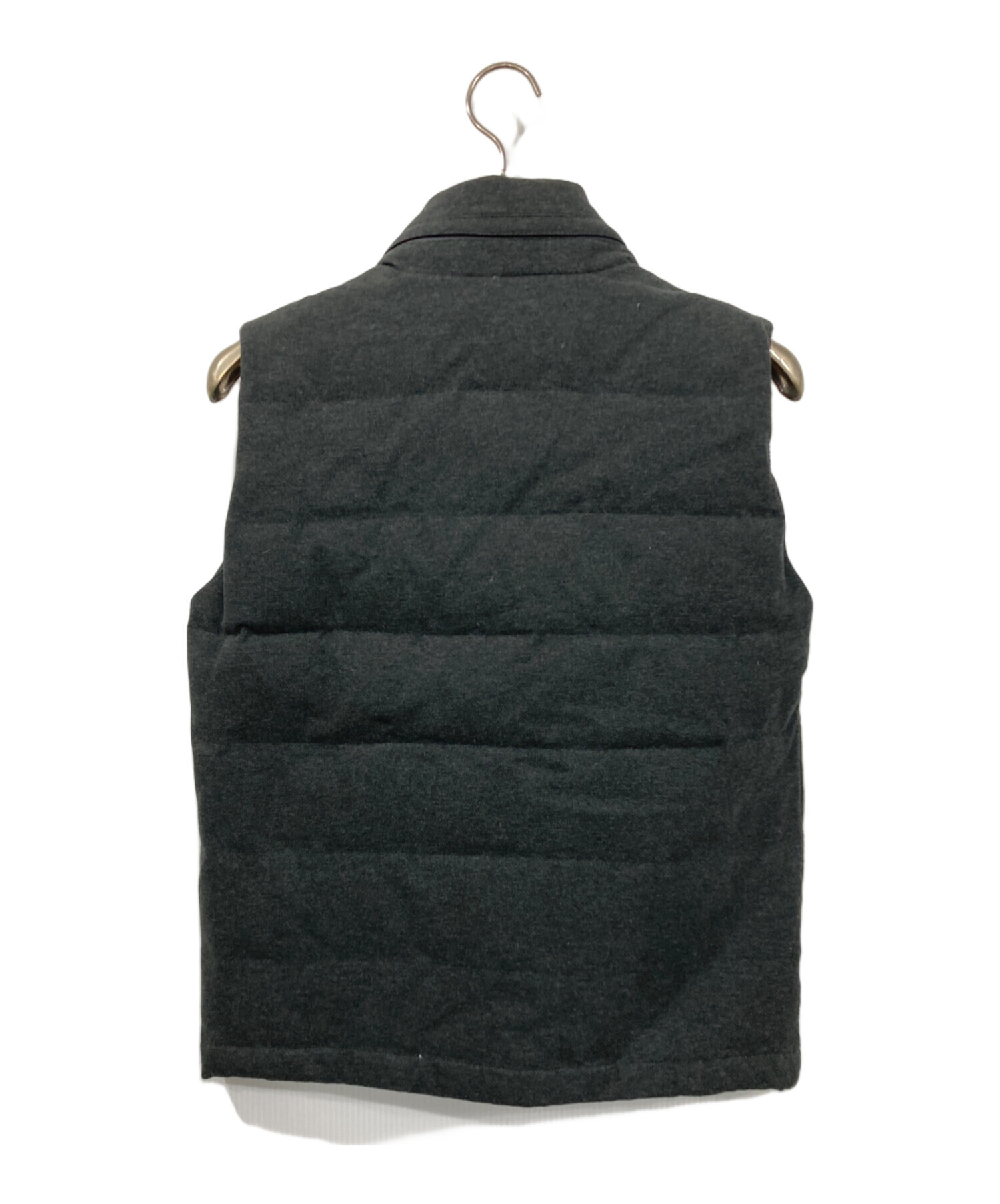 中古・古着通販】LACOSTE (ラコステ) ウールダウンベスト グレー