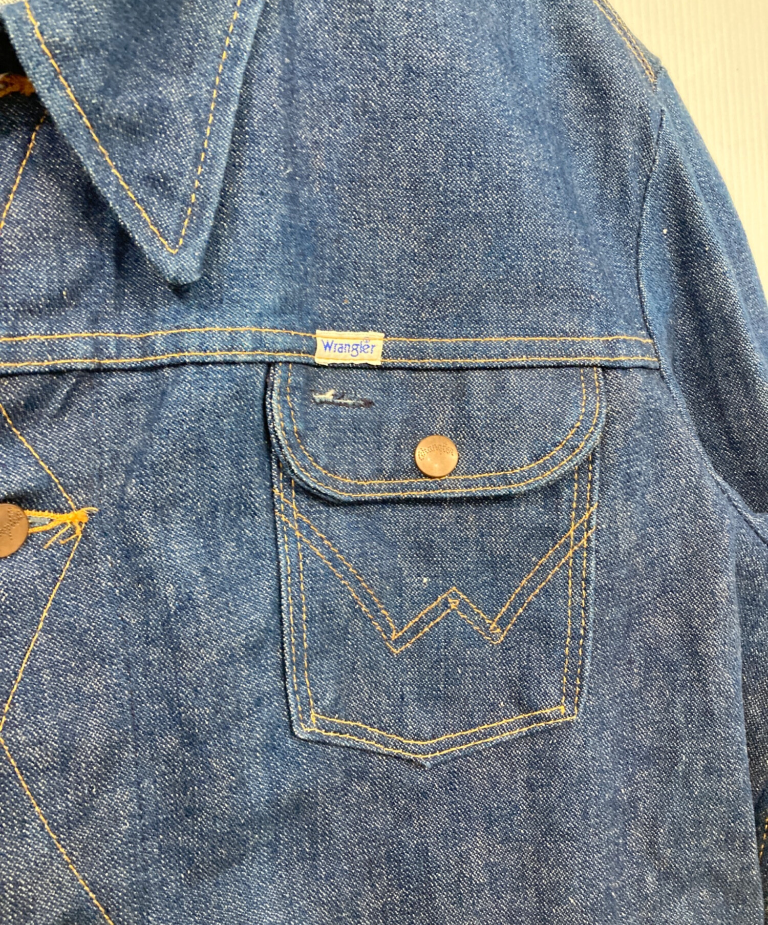 中古・古着通販】Wrangler (ラングラー) デニムジャケット インディゴ