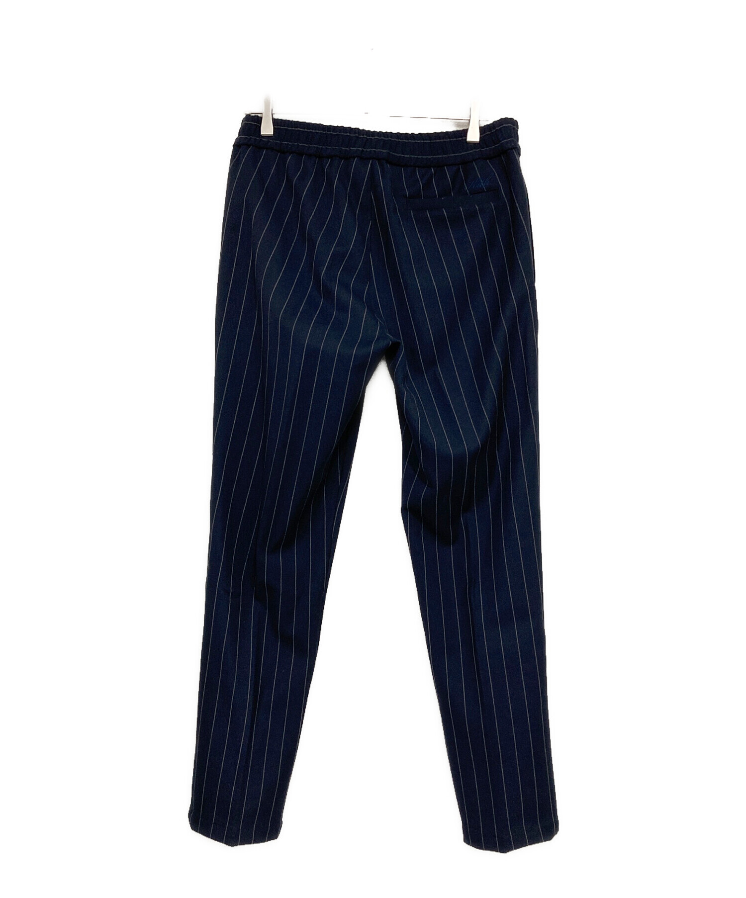 中古・古着通販】KITH (キス) ストライプパンツ ネイビー サイズ:M