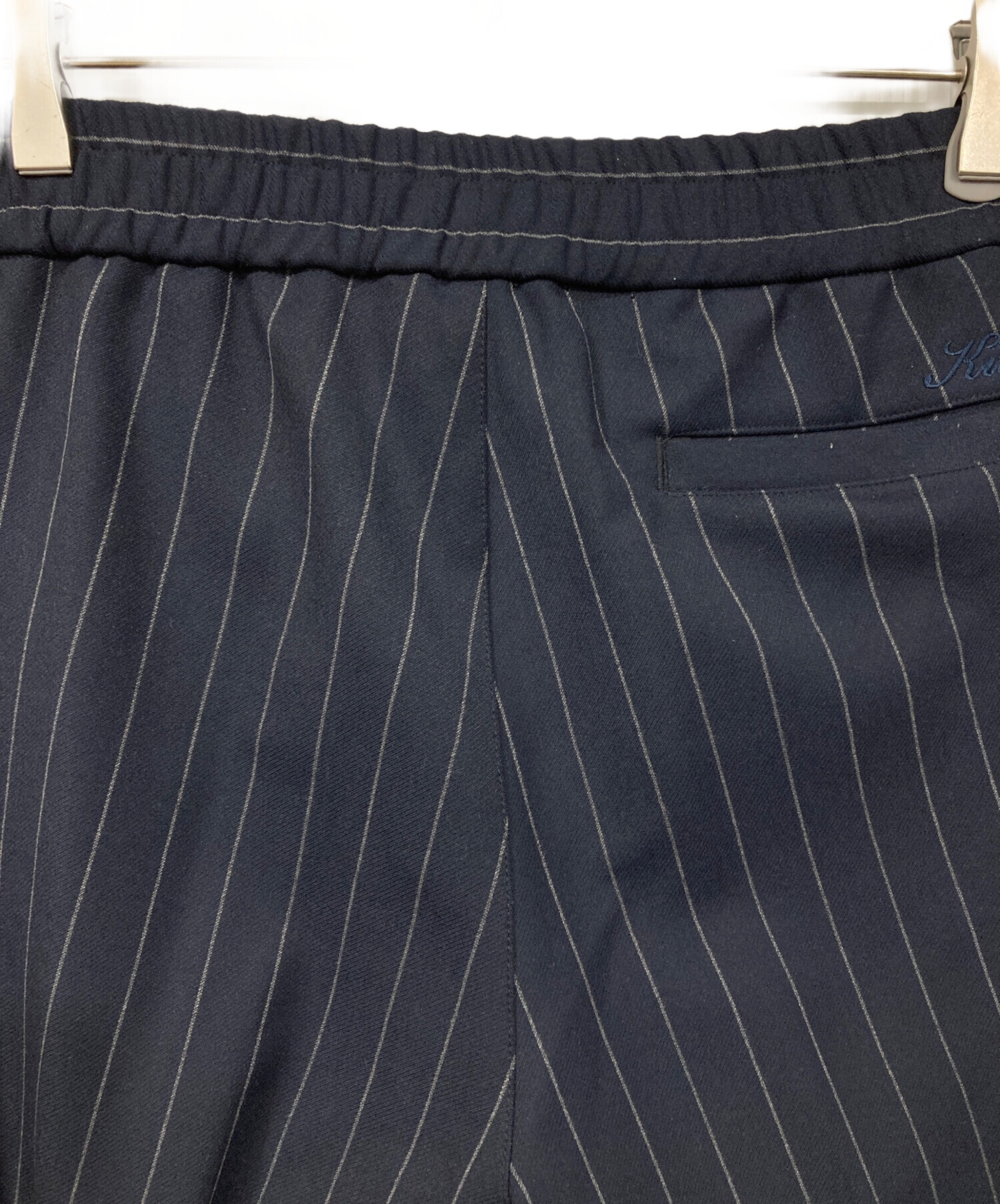 中古・古着通販】KITH (キス) ストライプパンツ ネイビー サイズ:M
