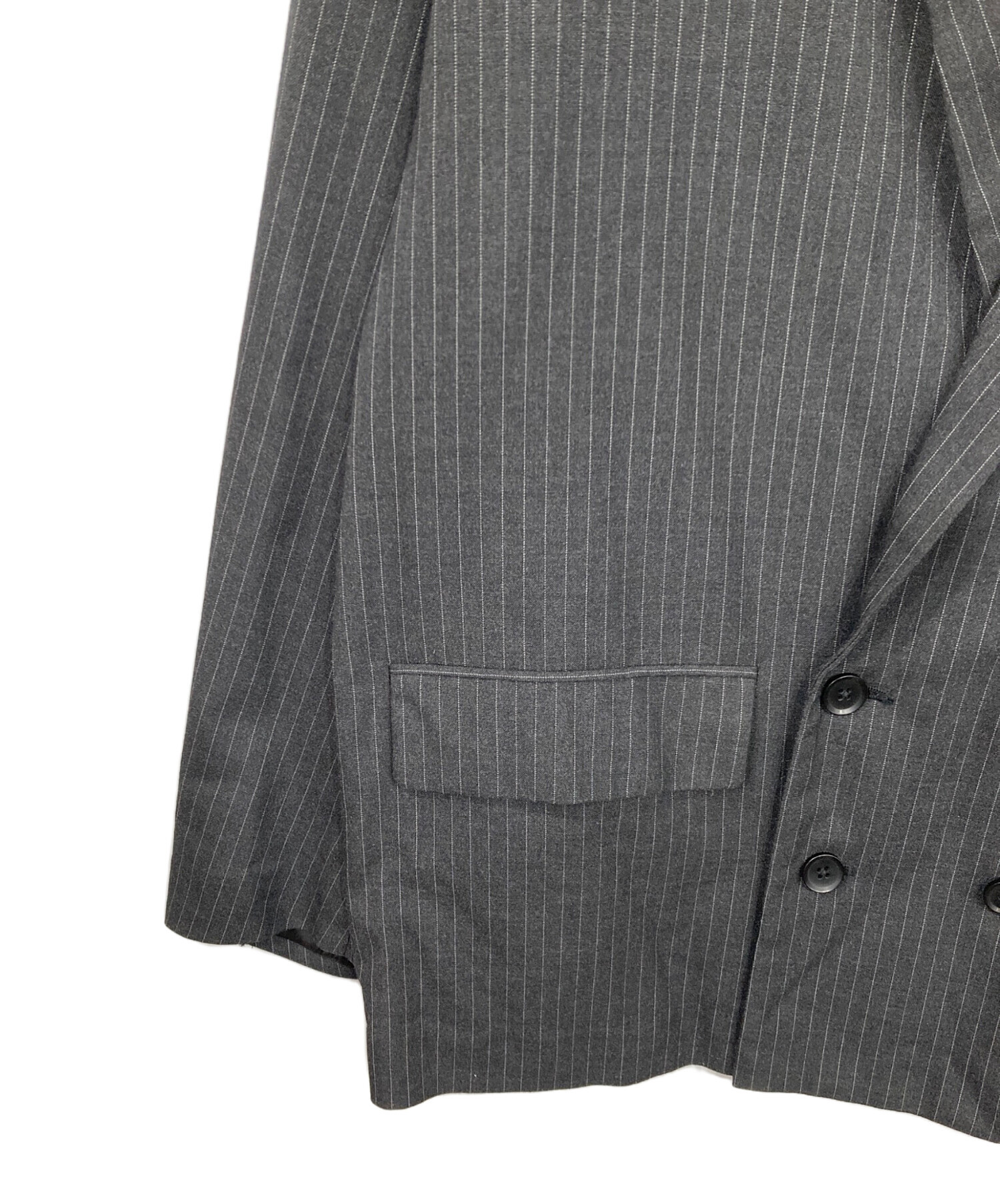 中古・古着通販】HARE (ハレ) ダブルテーラードジャケット グレー