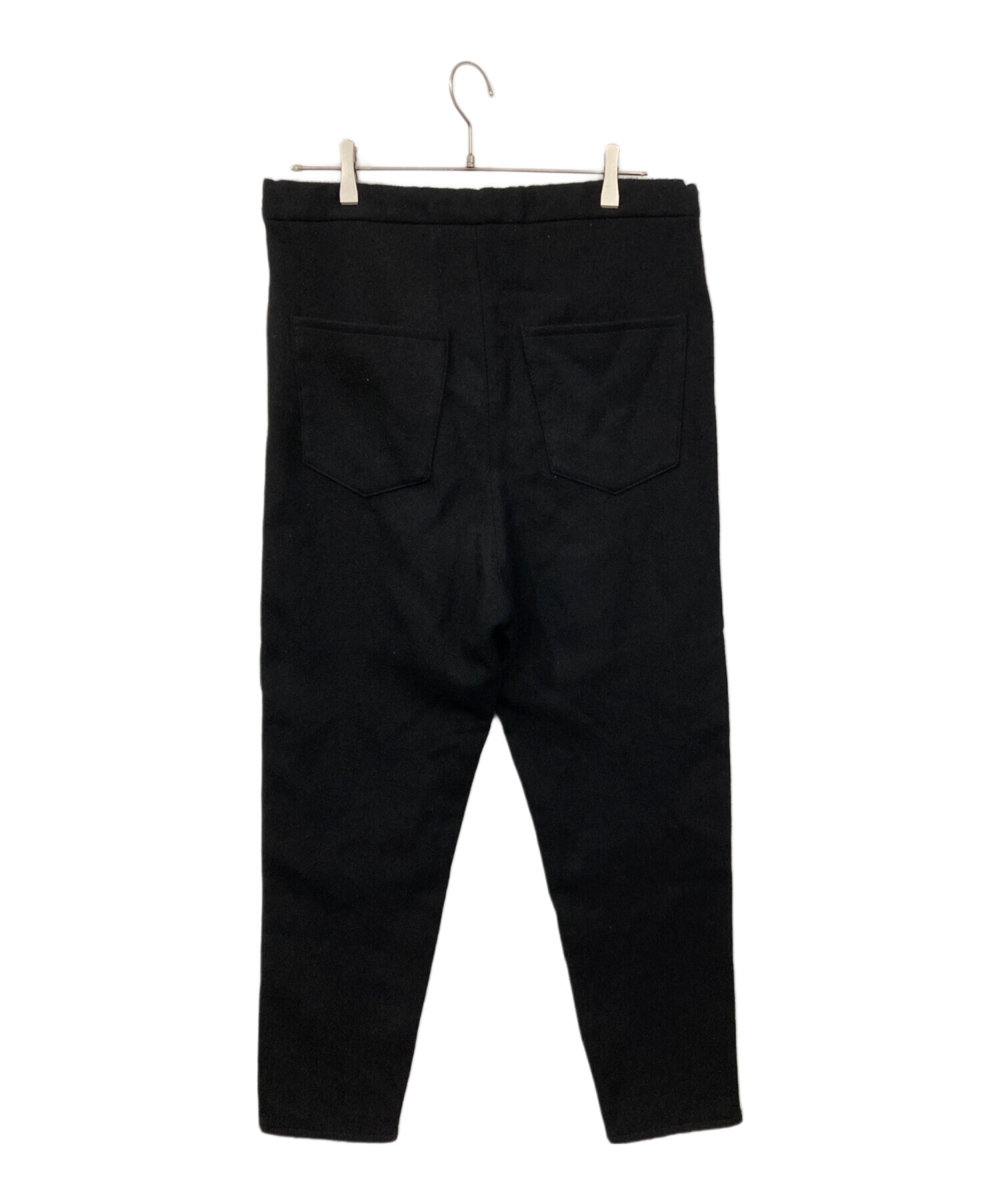 中古・古着通販】SOUMO (ソウモ) ウールパンツ ブラック サイズ:01