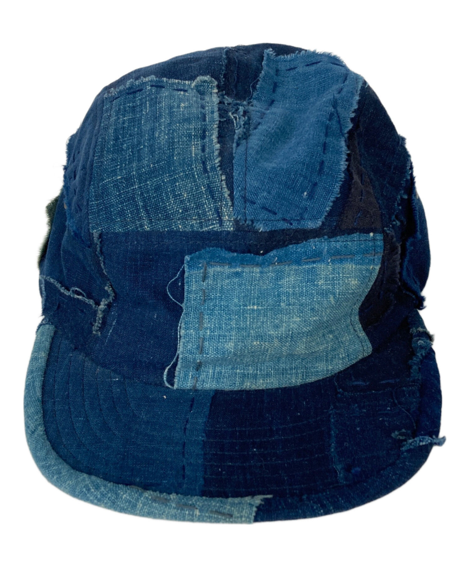中古・古着通販】KUON (クオン) BORO 6PANEL CAP インディゴ サイズ:F