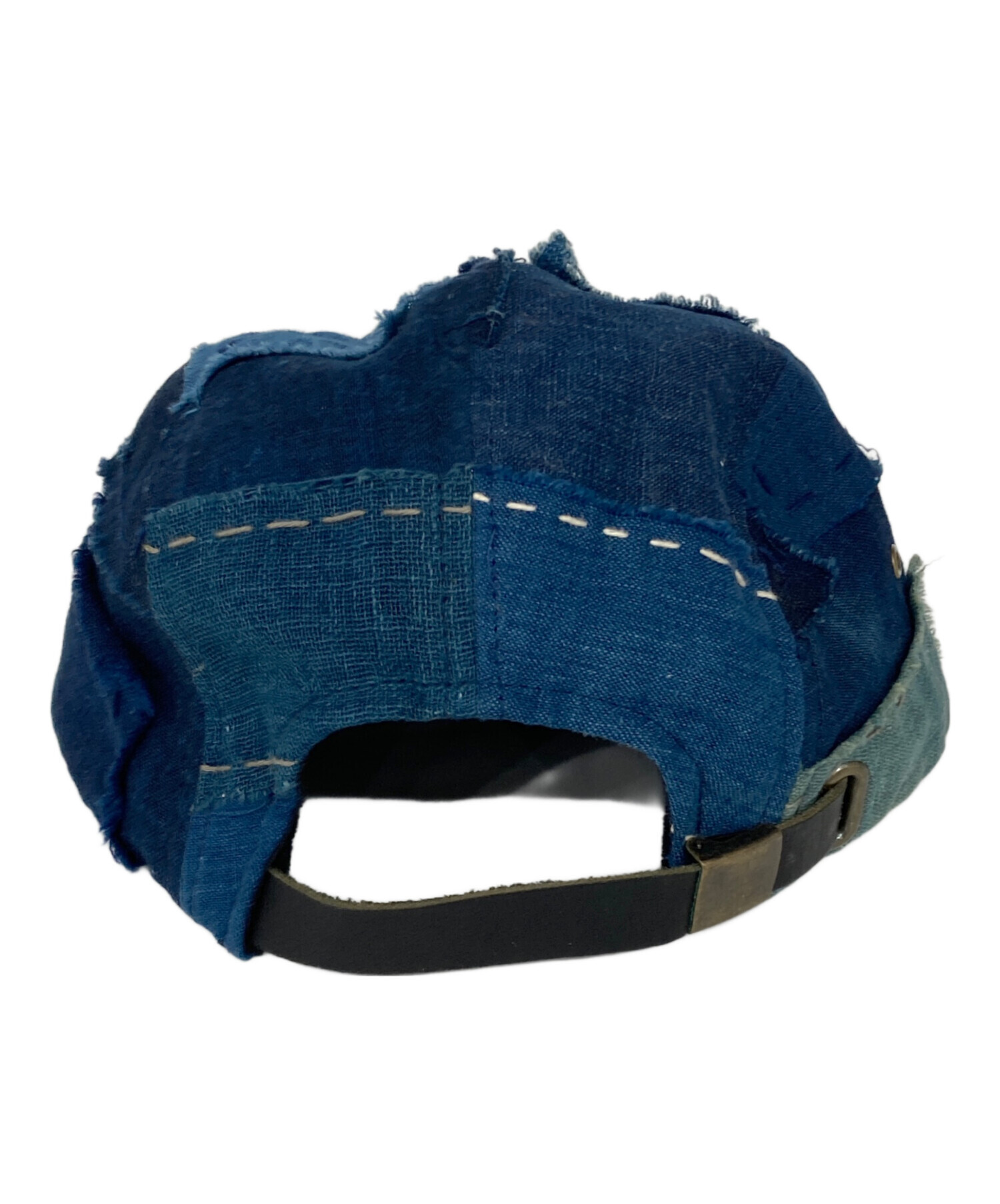 中古・古着通販】KUON (クオン) BORO 6PANEL CAP インディゴ サイズ:F