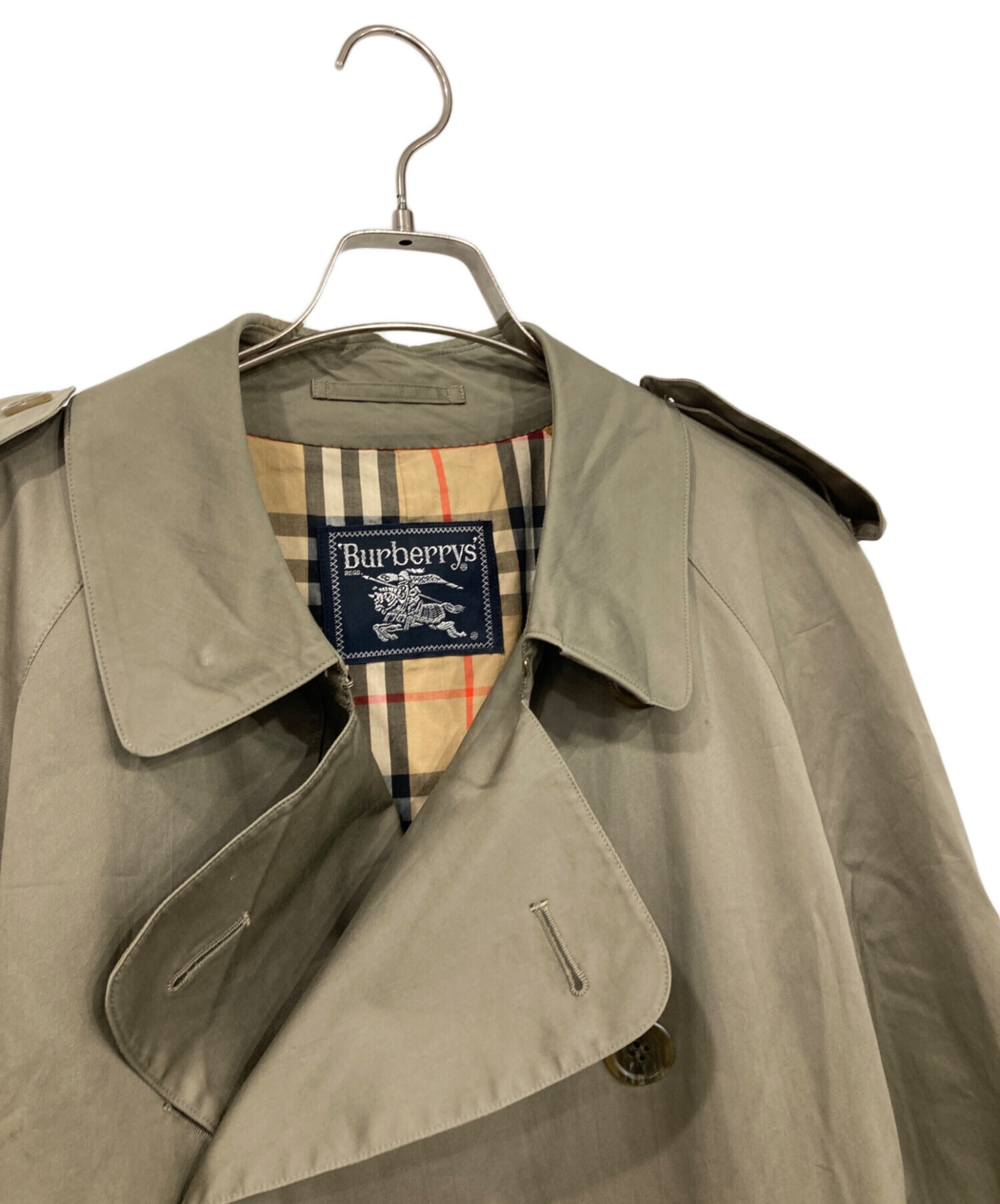 中古・古着通販】Burberry's (バーバリー) トレンチコート グレージュ