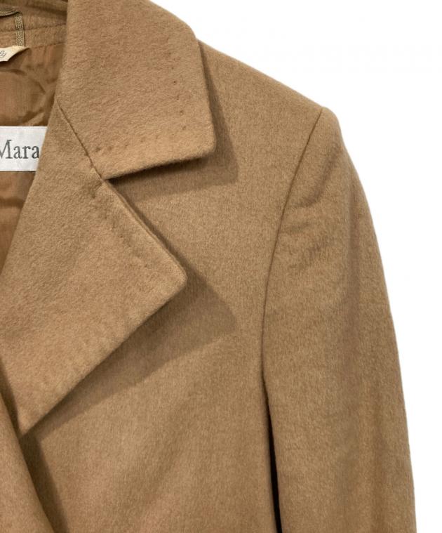 マックスマーラ キャメル テーラードジャケット ベージュ サイズ38*HD285 中古・古着通販】MaxMara (マックスマーラ) キャメルウールジャケット