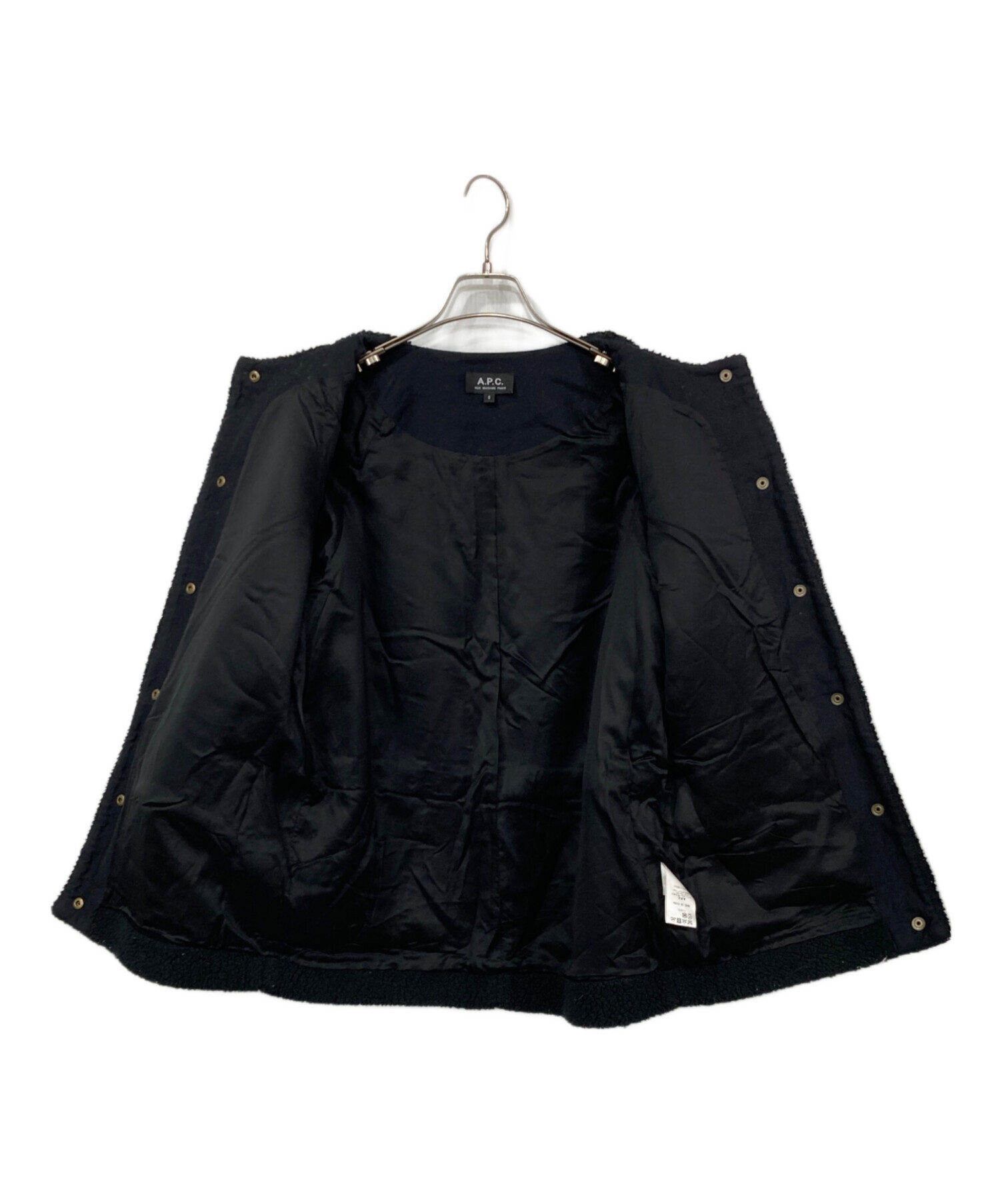 中古・古着通販】A.P.C. (アーペーセー) ボアジャケット ブラック