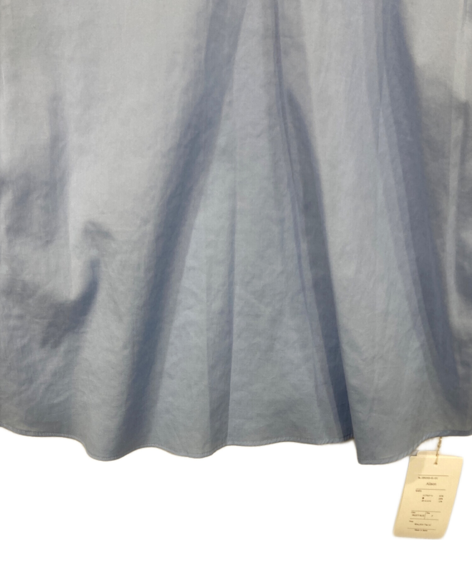 中古・古着通販】deres (デレス) Alison sheer dual blouse ブルー