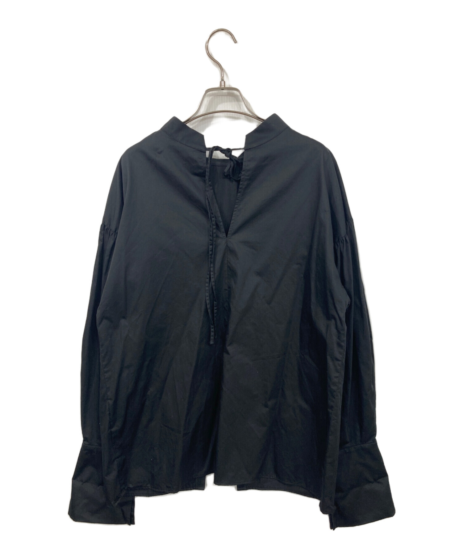デレス　deress ブラウス 中古・古着通販】deres (デレス) Long sleeve blouse ブラック サイズ