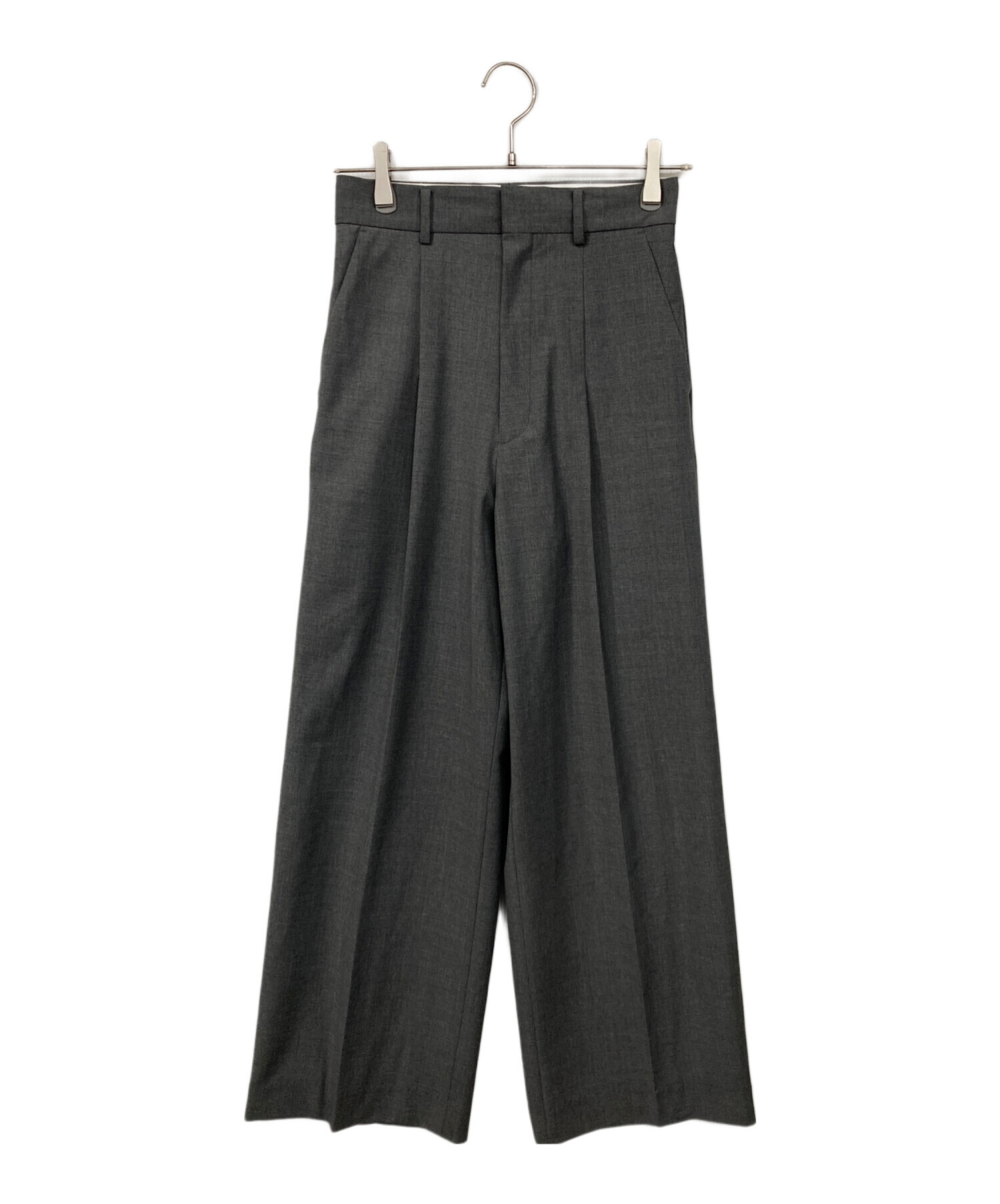 中古・古着通販】yo BIOTOP (ヨー ビオトープ) High waist slacks/ハイ