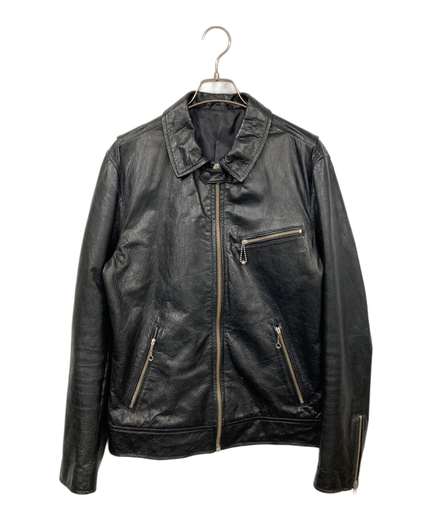 中古・古着通販】HOSU.ATPD (ホス) ディアスキンレザージャケット 中古・古着通販】HOSU.ATPD (ホス) ディアスキンレザージャケット