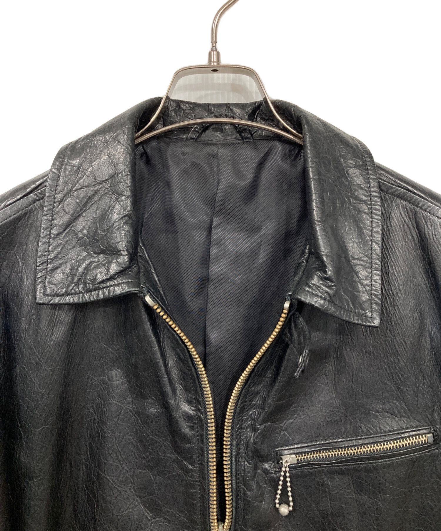 中古・古着通販】HOSU.ATPD (ホス) ディアスキンレザージャケット 