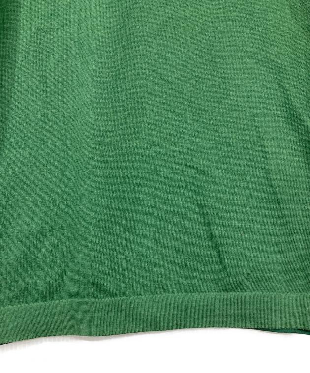 中古・古着通販】HERMES (エルメス) スカーフ切替長袖ポロシャツ