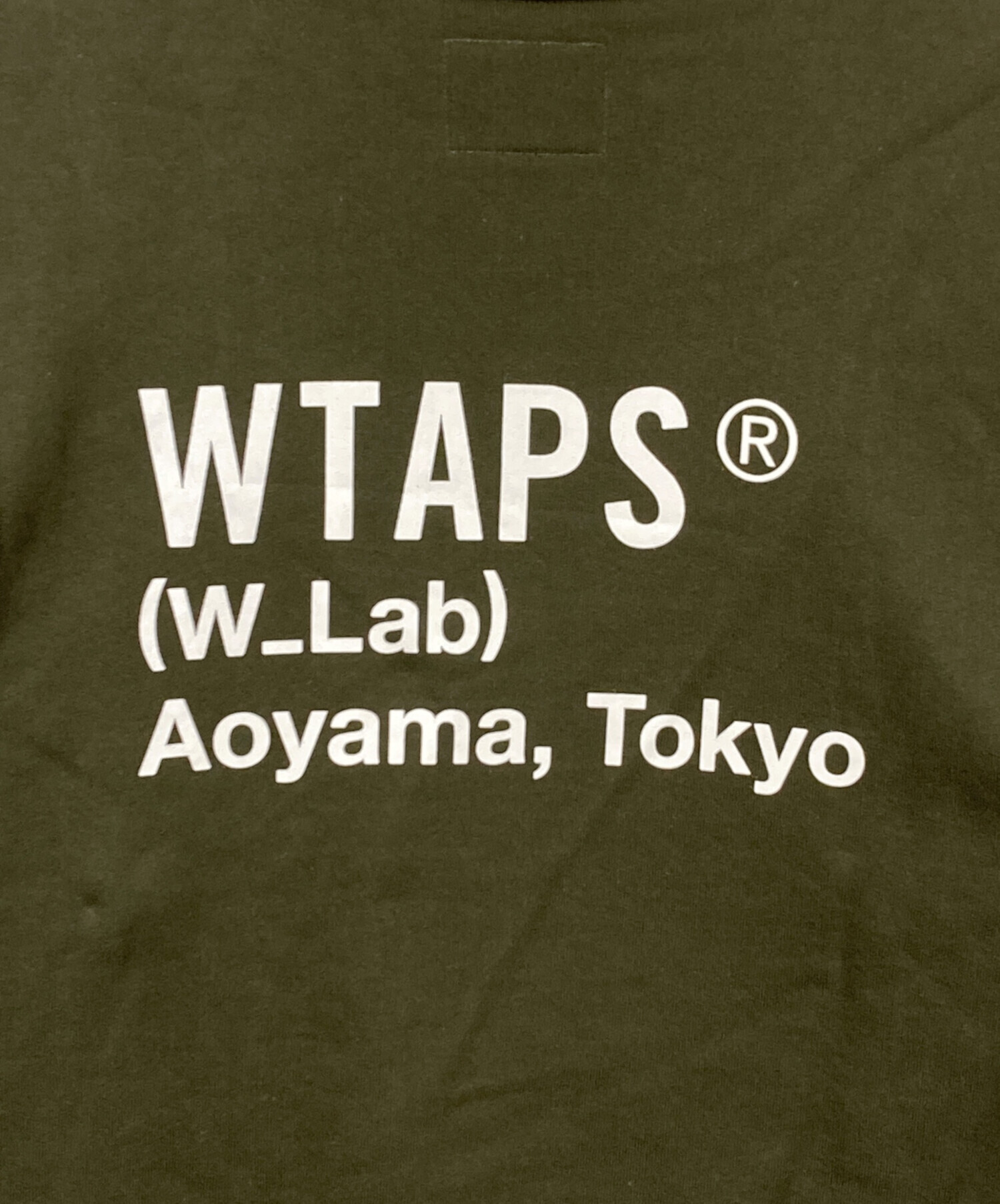 中古・古着通販】WTAPS (ダブルタップス) ロゴスウェット カーキ