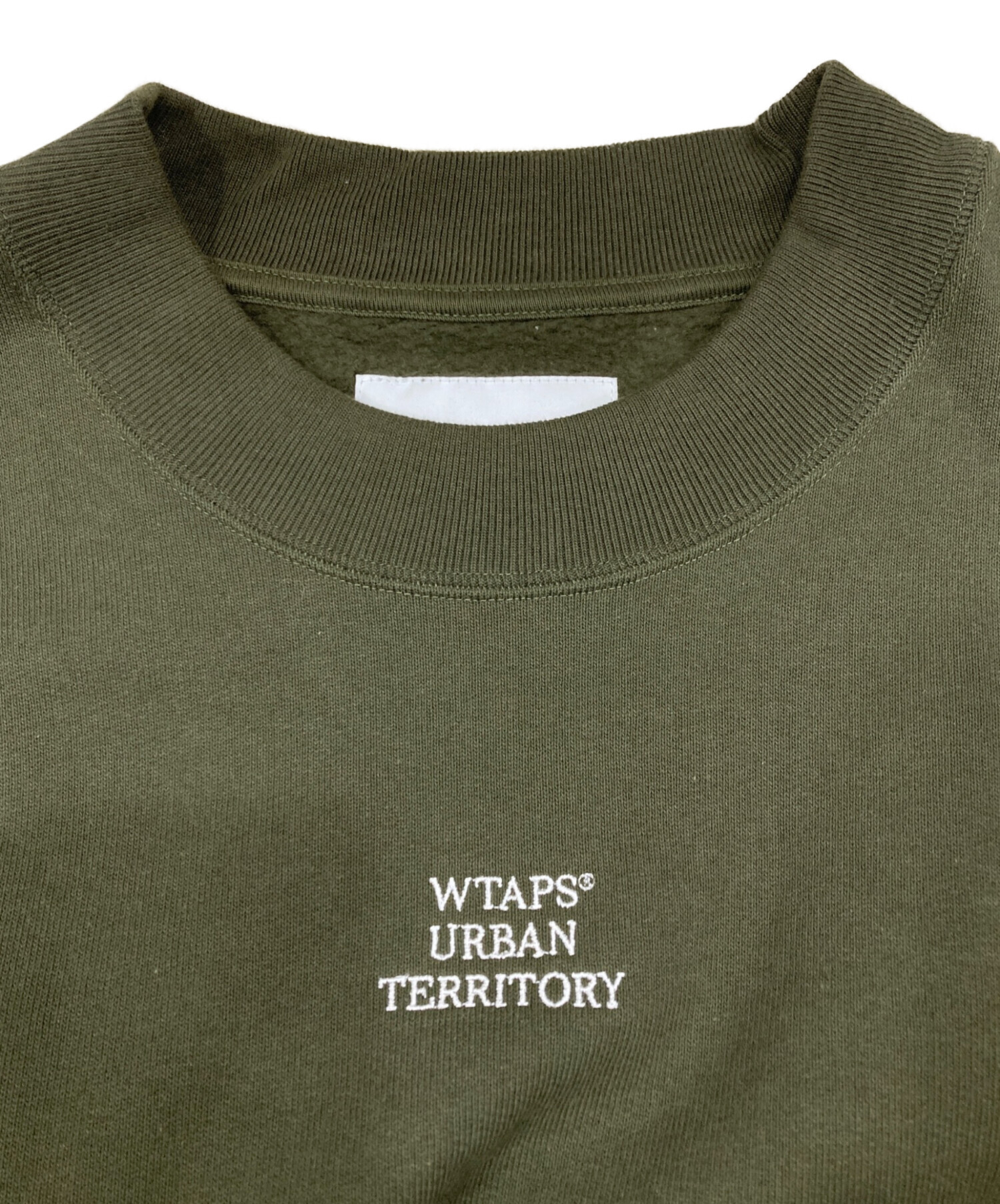 中古・古着通販】WTAPS (ダブルタップス) ロゴスウェット カーキ