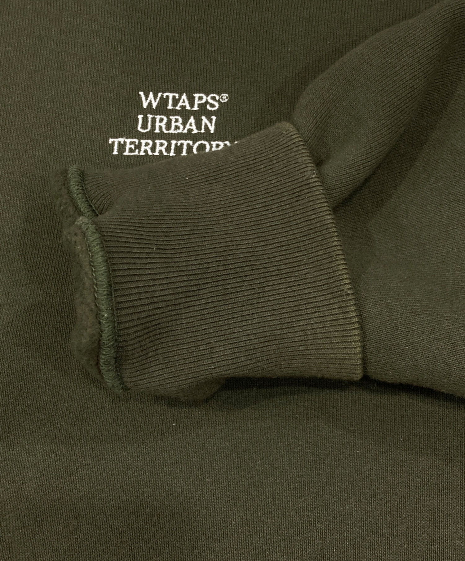 WTAPS ダブルタップス 21AW スウェットトレーナー オリーブ03 中古・古着通販】WTAPS (ダブルタップス) ロゴスウェット カーキ
