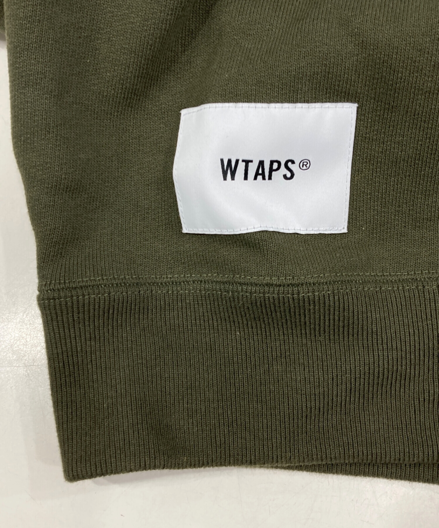 中古・古着通販】WTAPS (ダブルタップス) ロゴスウェット カーキ