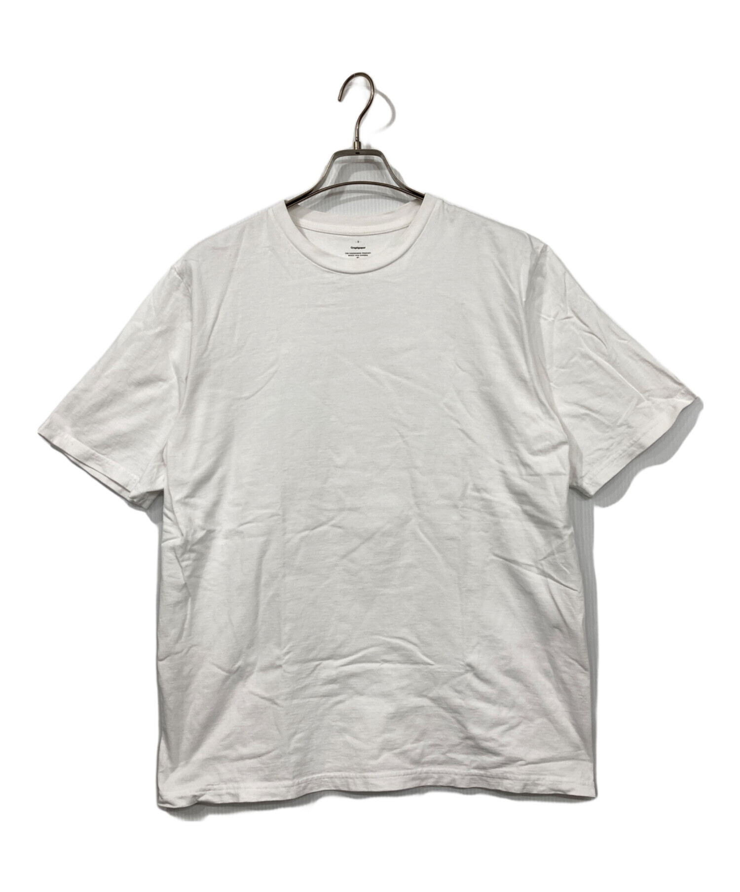 Graphpaper（グラフペーパー）Tシャツ・カットソー 白 サイズ:5(XXL位 