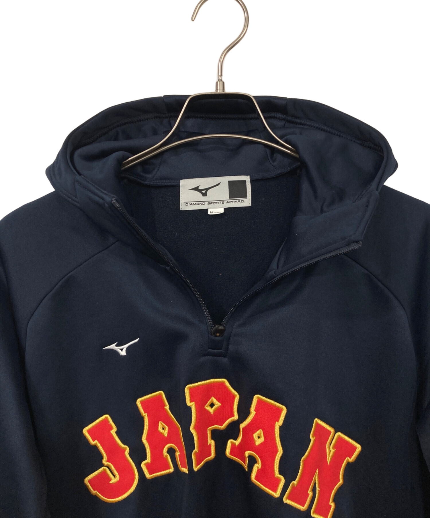 中古・古着通販】MIZUNO (ミズノ) ハーフジップパーカー ネイビー 