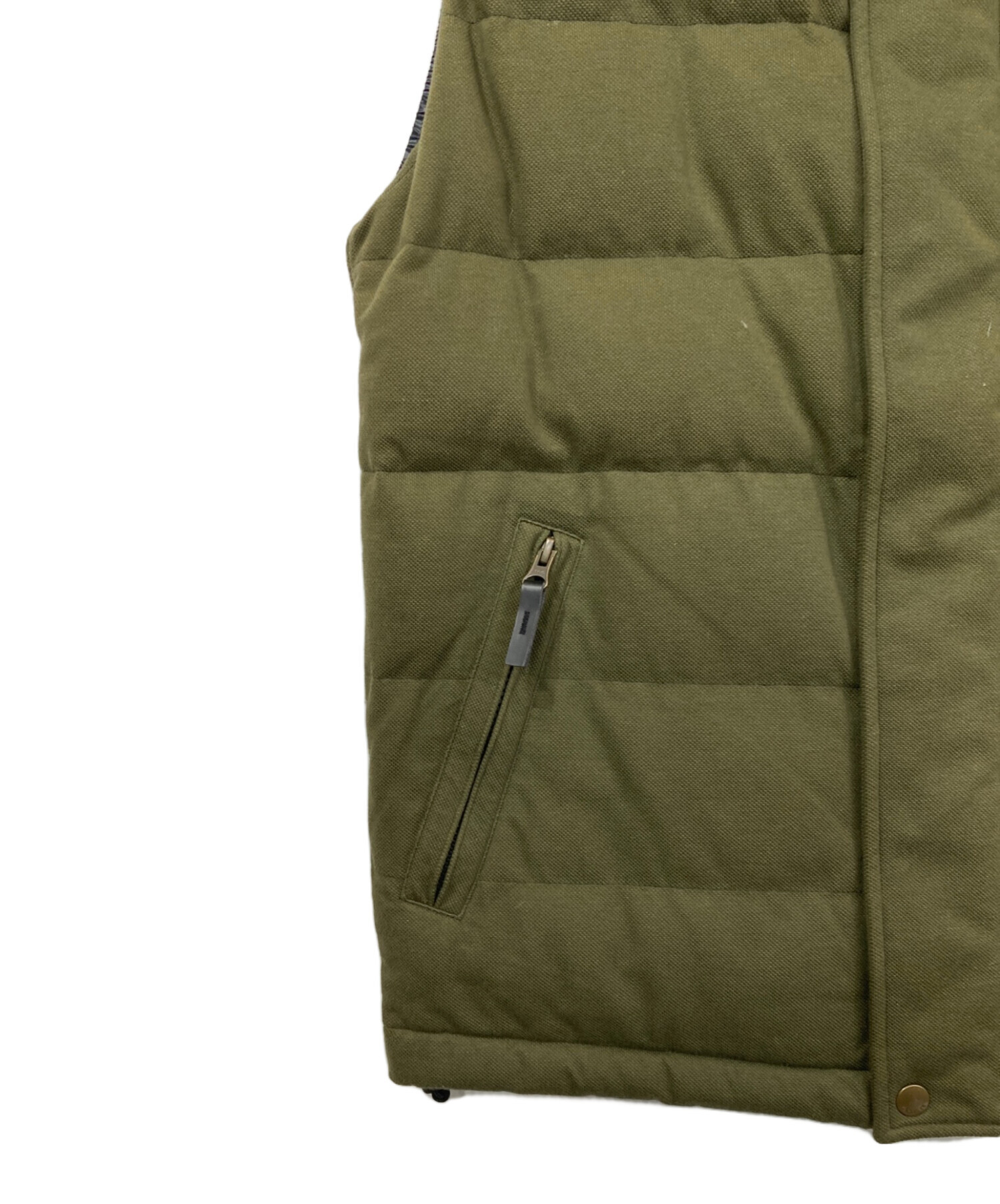 中古・古着通販】LACOSTE (ラコステ) ダウンベスト カーキ サイズ:50