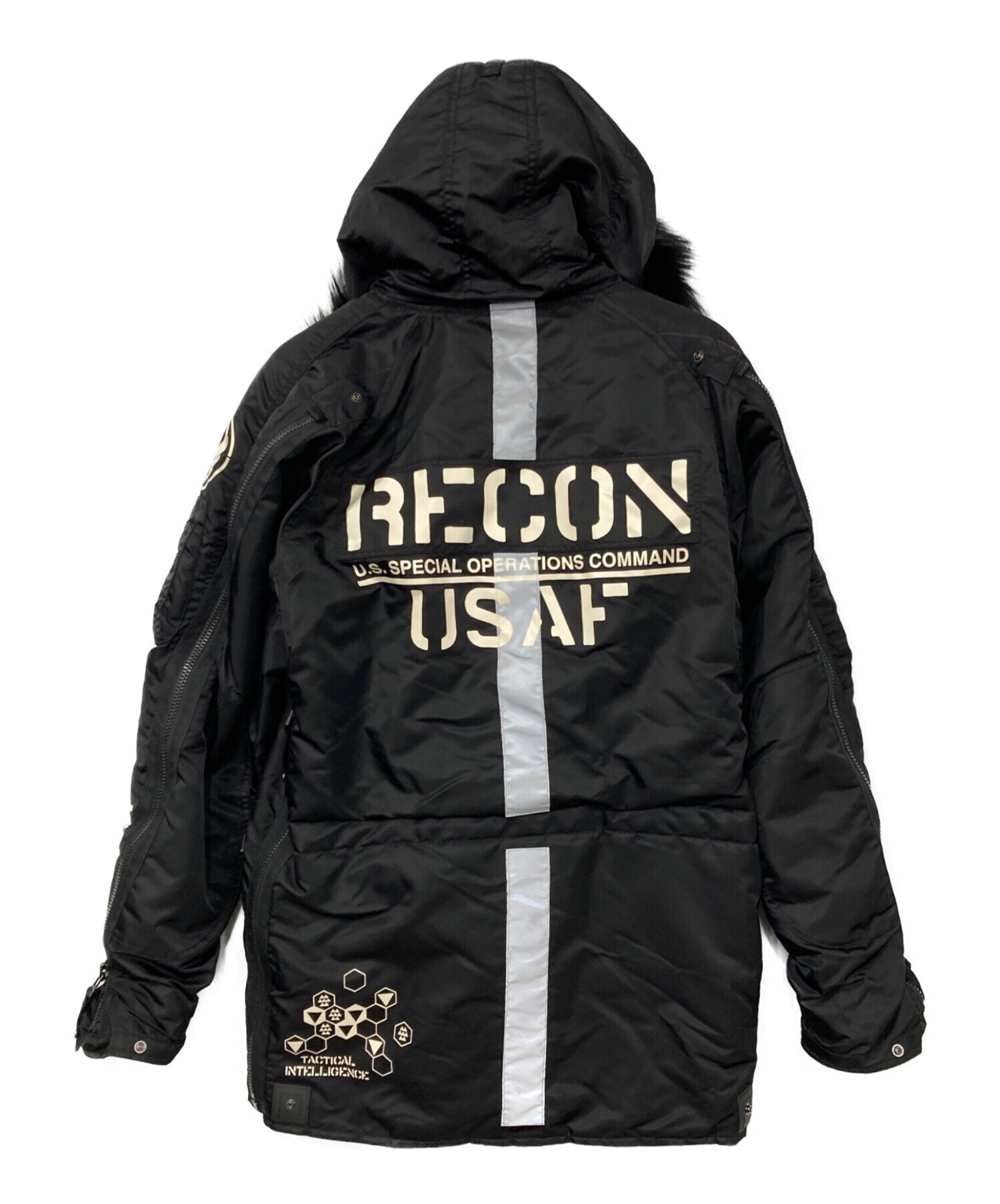 中古・古着通販】AVIREX (アヴィレックス) RECON N-3 ACTION ブラック