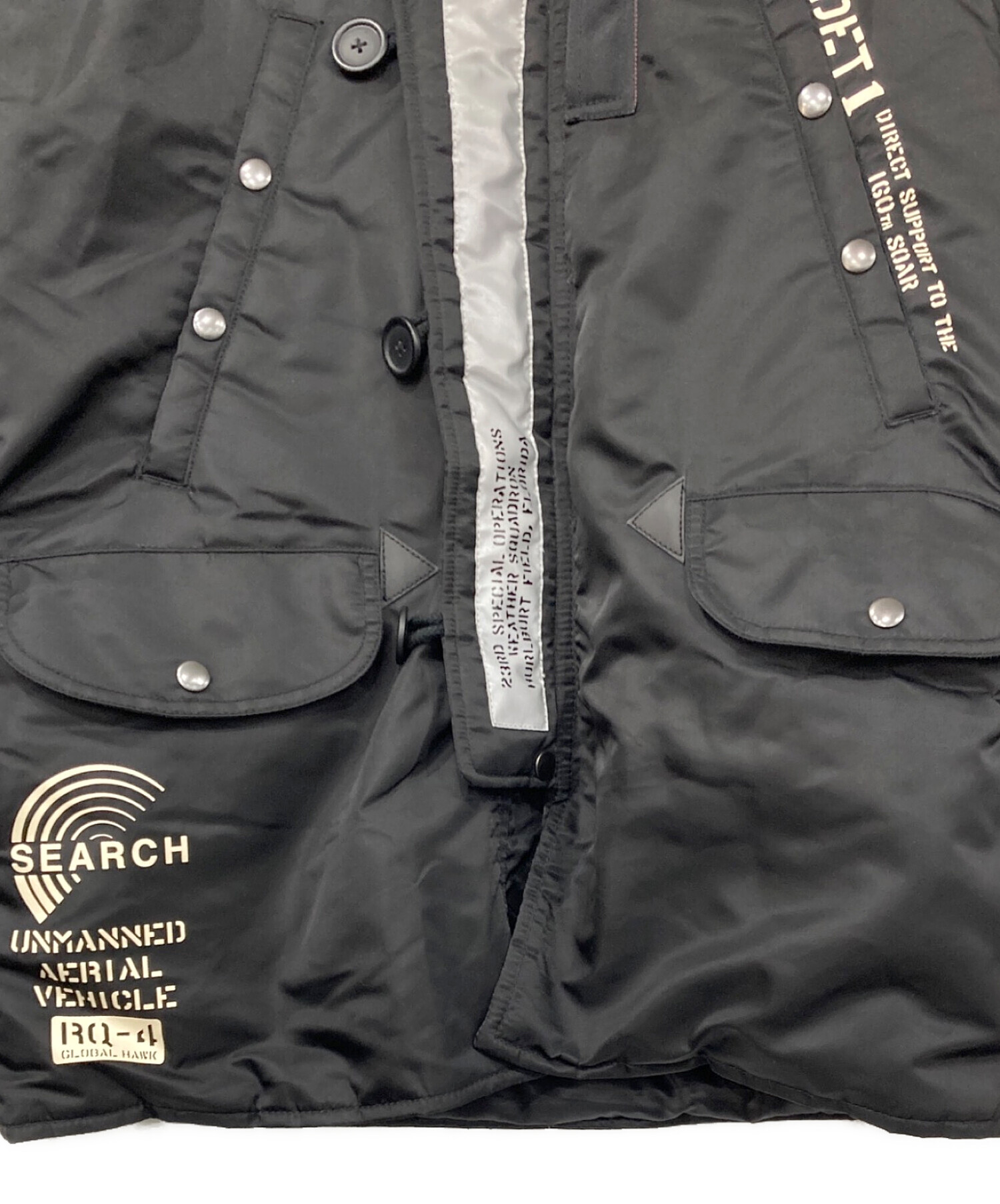 中古・古着通販】AVIREX (アヴィレックス) RECON N-3 ACTION ブラック 