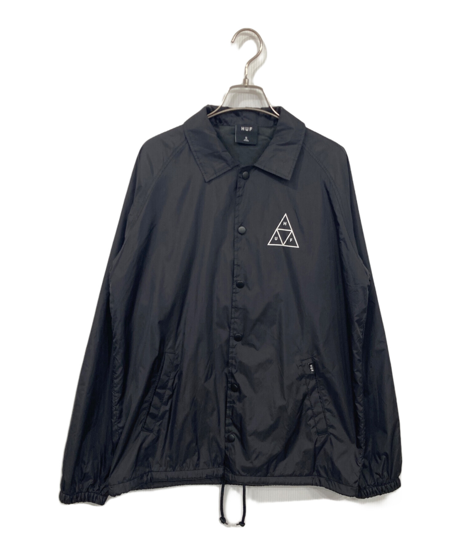 HUF ハフ　店舗限定 OXY COACH JACKET コーチジャケット　L 中古・古着通販】HUF (ハフ) コーチジャケット ブラック サイズ:S