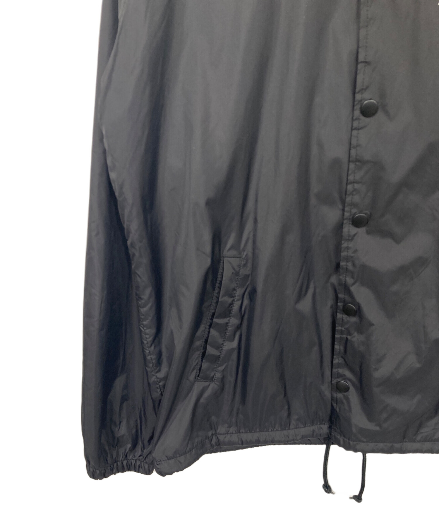 中古・古着通販】HUF (ハフ) コーチジャケット ブラック サイズ:S 